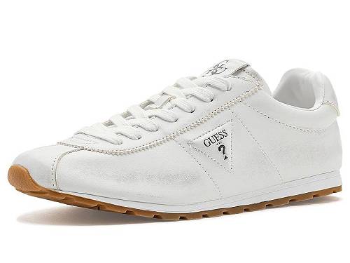 送料無料 ゲス GUESS レディース 女性用 シューズ 靴 スニーカー 運動靴 Tiah - White Leather
