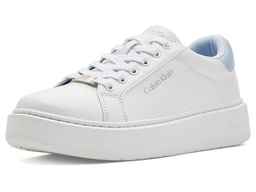 貨物輸送無料 カルバンクライン Calvin Klein レディース お上さん用 シューズ 靴 スニーカー 運動すること靴 Dabrian - White/Light Blue