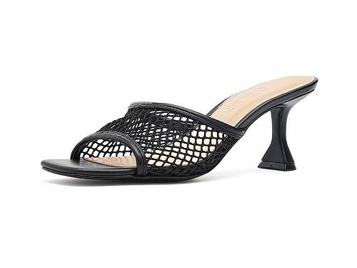 貨物輸送無料 ゲス GUESS レディース 成人女性用 シューズ 靴 踵 Kebba - Black Mesh