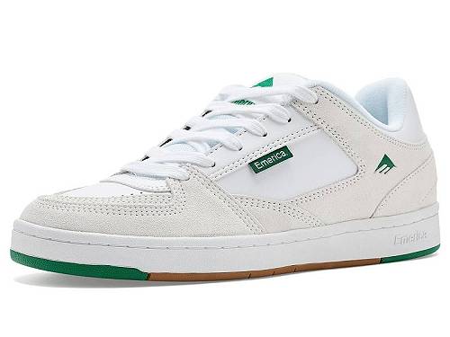 貨物輸送無料 エメリカ Emerica メンズ 成人男性用 シューズ 靴 スニーカー 運動すること靴 Mute - White/Light Grey