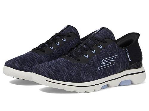 送料無料 Skechers GO GOLF レディース 女性用 シューズ 靴 スニーカー 運動靴 Go Golf Walk 5 Hands Free Slip-Ins - Black/Lavender｜グッズ&times;グッズ