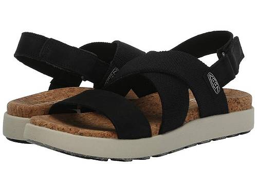 貨物輸送無料 キーン Keen レディース 亭主もち用 シューズ 靴 サンダル Elle Crisscross - Black/Birch