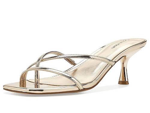 貨物輸送無料 カルバンクライン Calvin Klein レディース お上さん用 シューズ 靴 踵 Axella - Gold Mirror Metallic
