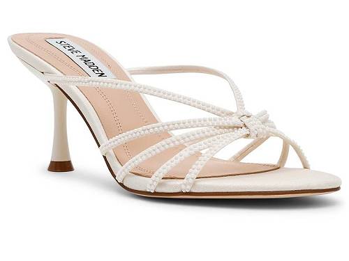 貨物輸送無料 スティーブマデン Steve Madden レディース お上さん用 シューズ 靴 踵 Edna - White Pearl