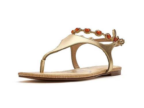 貨物輸送無料 サムエデルマン Sam Edelman レディース お上さん用 シューズ 靴 サンダル Canna - Amber Gold