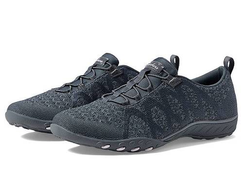 送料無料 スケッチャーズ SKECHERS レディース 女性用 シューズ 靴 スニーカー 運動靴 Breathe Easy - Infi-Knity - Charcoal｜グッズ&times;グッズ