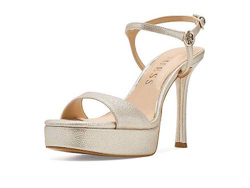 貨物輸送無料 ゲス GUESS レディース お上さん用 シューズ 靴 踵 Hendora - Gold Glitter