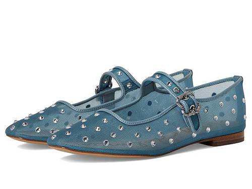 貨物輸送無料 サムエデルマン Sam Edelman レディース 亭主もち用 シューズ 靴 滑っこい Michaela Shine - Coastal Blue