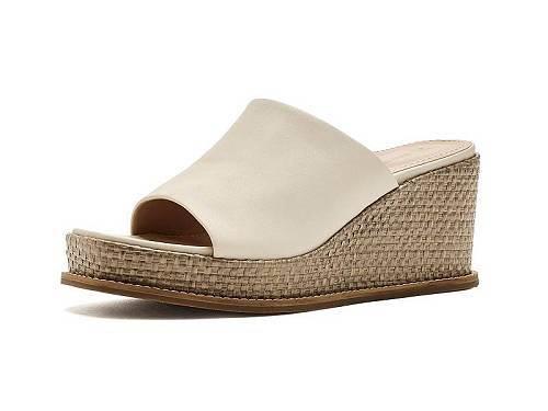 送料無料 ジョーンストンアンドマーフィー Johnston & Murphy レディース 女性用 シューズ 靴 ヒール Mallory Slide Wedge - Bone Nappa Leather|グッズ×グッズ