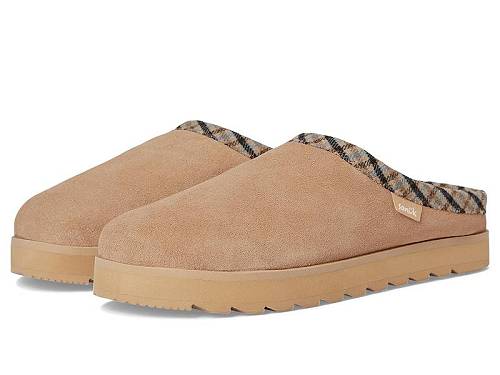 貨物輸送無料 サヌーク Sanuk レディース お上さん用 シューズ 靴 家庭用スリッパ Cloud Lounger - Tan Suede
