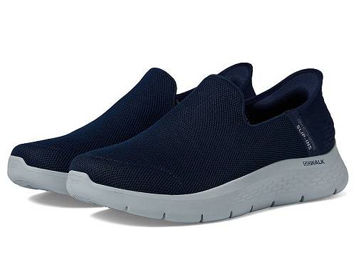 貨物輸送無料 スケッチャーズ SKECHERS Performance メンズ 成人男性用 シューズ 靴 スニーカー 運動すること靴 Go Walk Flex No Hands, Hands Free Slip-Ins - Navy