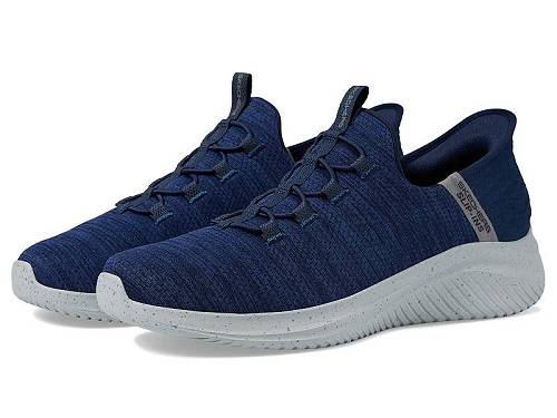 貨物輸送無料 スケッチャーズ SKECHERS メンズ 成人男性用 シューズ 靴 スニーカー 運動すること靴 Ultra Flex 3.0 Right Away Hands Free Slip-Ins - Navy