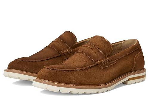 送料無料 ステーシーアダムス Stacy Adams メンズ 男性用 シューズ 靴 ローファー Hopkins Penny Slip-On - Brown Suede|グッズ×グッズ