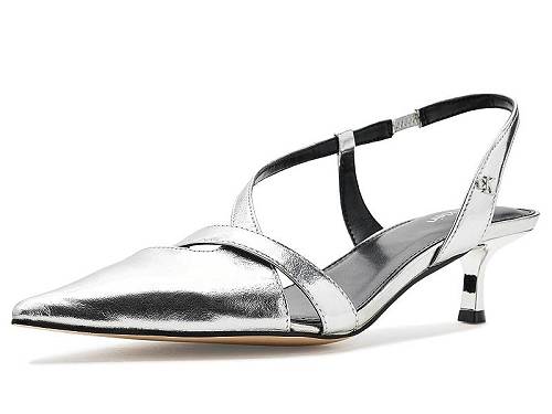 貨物輸送無料 カルバンクライン Calvin Klein レディース 亭主もち用 シューズ 靴 踵 Arlanna - Silver Metallic