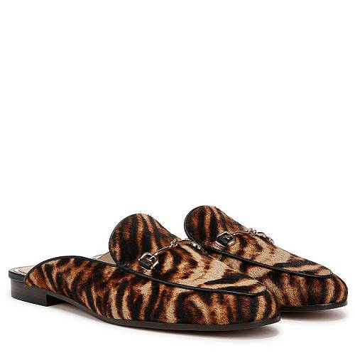 貨物輸送無料 サムエデルマン Sam Edelman レディース お上さん用 シューズ 靴 置き目毛皮 猪牙シューズ Linnie - Tiger Brown Multi