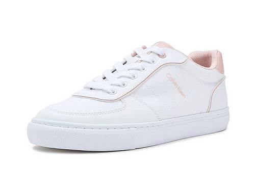 貨物輸送無料 カルバンクライン Calvin Klein レディース お上さん用 シューズ 靴 スニーカー 運動すること靴 Caspian - White Denim/Light Pink