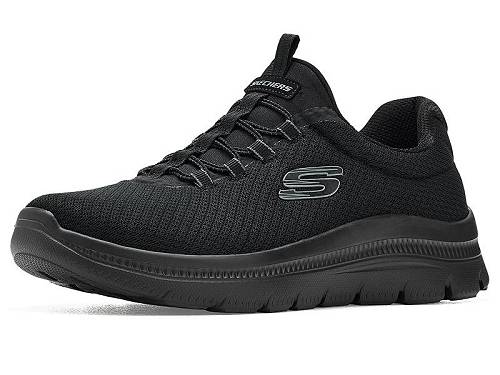 貨物輸送無料 スケッチャーズ SKECHERS レディース 成人女性用 シューズ 靴 スニーカー 運動すること靴 Summits Plus Summer Haze - Black