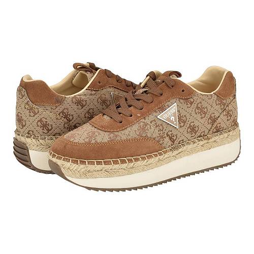 送料無料 ゲス GUESS レディース 女性用 シューズ 靴 スニーカー 運動靴 GWStefen - Medium Brown