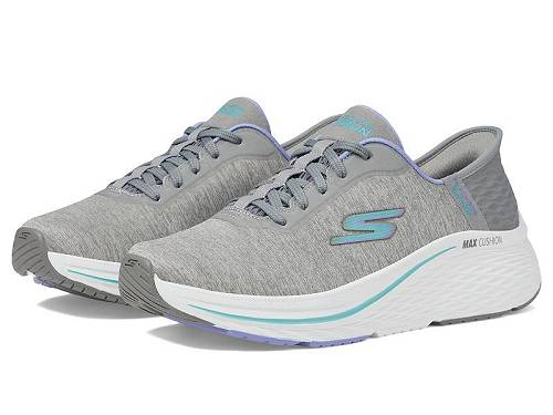 貨物輸送無料 スケッチャーズ SKECHERS レディース 成人女性用 シューズ 靴 スニーカー 運動すること靴 Max Cushioning Elite 2.0 Prevail Hands Free Slip-Ins - Gray/Blue