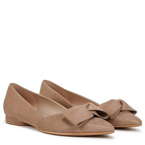 貨物輸送無料 ナチュラライザー Naturalizer レディース 亭主もち用 シューズ 靴 滑っこい Havana Bow - Taupe Leather