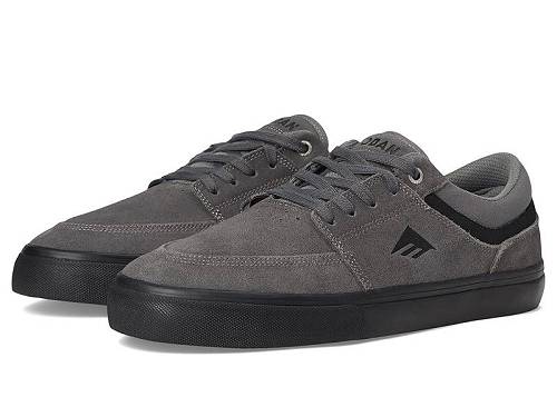 貨物輸送無料 エメリカ Emerica メンズ 成人男性用 シューズ 靴 スニーカー 運動すること靴 Hoban - Grey/Black