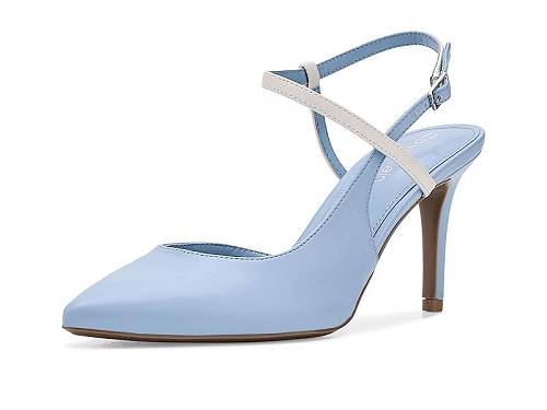 貨物輸送無料 カルバンクライン Calvin Klein レディース 亭主もち用 シューズ 靴 踵 Ginelly - Light Blue/White