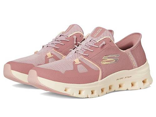 貨物輸送無料 スケッチャーズ SKECHERS レディース 成人女性用 シューズ 靴 スニーカー 運動すること靴 Glide Step Pro Hands Free Slip Ins - Dark Mauve