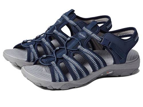 送料無料 スケッチャーズ SKECHERS レディース 女性用 シューズ 靴 サンダル Arch Fit Reggae - Navy｜グッズ&times;グッズ 16,131円