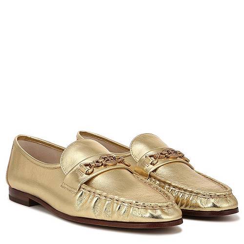 貨物輸送無料 サムエデルマン Sam Edelman レディース お上さん用 シューズ 靴 置き目毛皮 猪牙シューズ Lucca - Amber Gold
