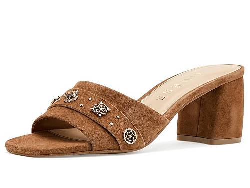 送料無料 ゲス GUESS レディース 女性用 シューズ 靴 ヒール Gauri - Cognac Suede