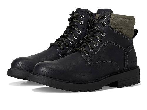 送料無料 ドッカーズ Dockers メンズ 男性用 シューズ 靴 ブーツ レースアップ 編み上げ Telford - Black