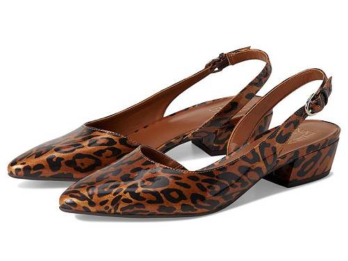 貨物輸送無料 ナチュラライザー Naturalizer レディース お上さん用 シューズ 靴 踵 Banks - Leopard Print Faux Leather