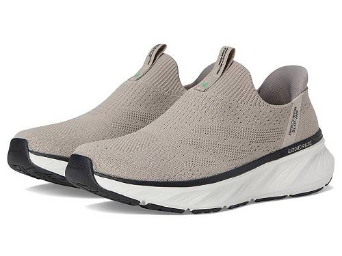 貨物輸送無料 スケッチャーズ SKECHERS メンズ 成人男性用 シューズ 靴 スニーカー 運動すること靴 Edgeride Commissioner Hands Free Slip-インチ - Taupe