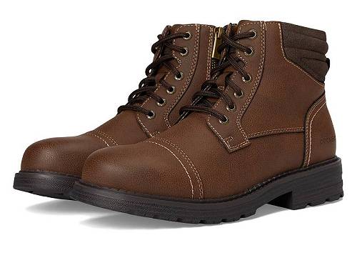 送料無料 ドッカーズ Dockers メンズ 男性用 シューズ 靴 ブーツ アンクル ショートブーツ Thomas - Chestnut