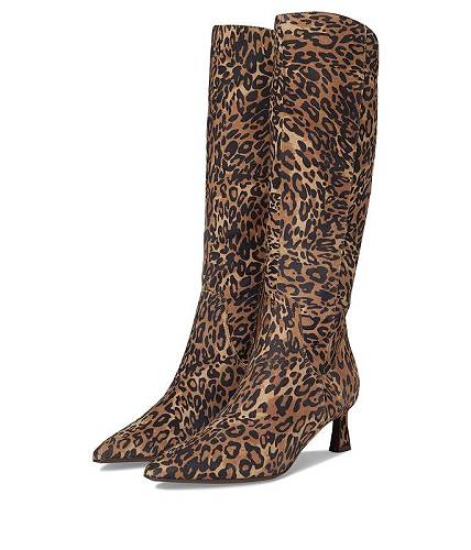 送料無料 ナチュラライザー Naturalizer レディース 女性用 シューズ 靴 ブーツ ロングブーツ Deesha Narrow Calf Knee High Boots - Leopard Print Suede|グッズ×グッズ