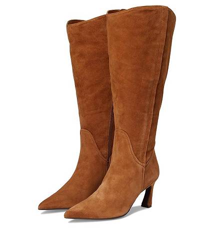 貨物輸送無料 ナチュラライザー Naturalizer レディース 亭主もち用 シューズ 靴 ブーツ ロングブーツ Emily Extra Wide Calf Knee High Boots - Dark Chestnut Brown Suede