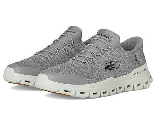 貨物輸送無料 スケッチャーズ SKECHERS メンズ 成人男性用 シューズ 靴 スニーカー 運動すること靴 Glide-Step Zefyr Hands Free Slip-インチ - Gray
