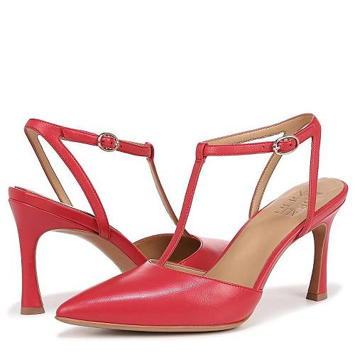 貨物輸送無料 ナチュラライザー Naturalizer レディース お上さん用 シューズ 靴 踵 Astrid - Crantini Red Leather