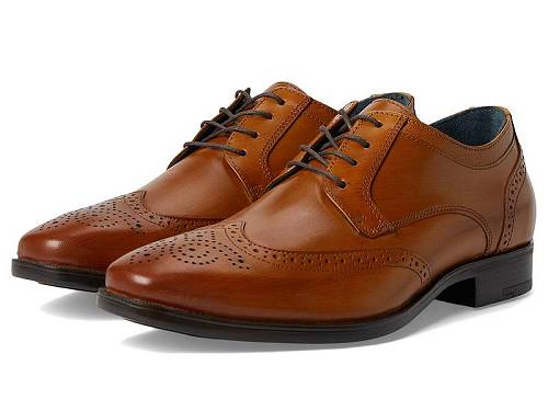 送料無料 ジョーンストンアンドマーフィー Johnston & Murphy メンズ 男性用 シューズ 靴 オックスフォード 紳士靴 通勤靴 Gibbons Wingtip - Tan Hand/Stained Full Grain|グッズ×グッズ
