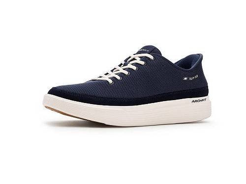 貨物輸送無料 スケッチャーズ SKECHERS Performance メンズ 成人男性用 シューズ 靴 スニーカー 運動すること靴 Go Walk Commuter Hands Free Slip-In - Navy