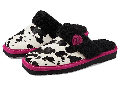 貨物輸送無料 アリアト Ariat レディース お上さん用 シューズ 靴 家庭用スリッパ Jackie Square Toe-Exotic - Pink Pony