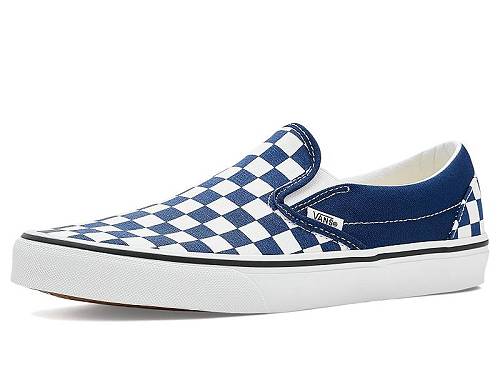 貨物輸送無料 バンズ Vans シューズ 靴 スニーカー 運動すること靴 Classic Slip-On - Color Theory Checkerboard Deep Indigo