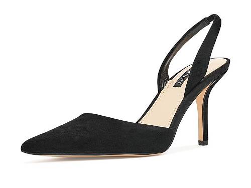 貨物輸送無料 野球クラブ酉の方角 Nine West レディース お上さん用 シューズ 靴 踵 Paytie - Black Suede