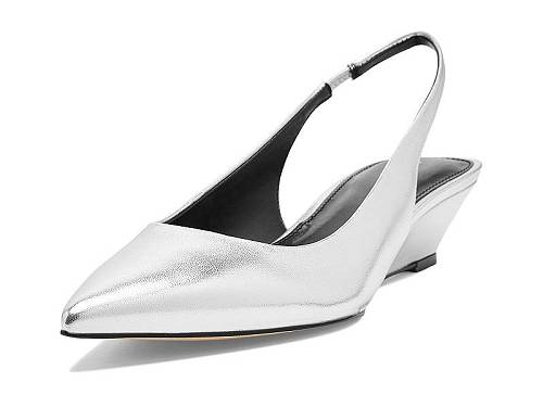貨物輸送無料 カルバンクライン Calvin Klein レディース 成人女性用 シューズ 靴 踵 Mavalyn - Silver Leather