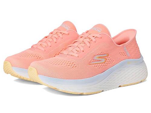 貨物輸送無料 スケッチャーズ SKECHERS レディース お上さん用 シューズ 靴 スニーカー 運動すること靴 Max Cushioning Elite 2.0 Solace Hands Free Slip-Ins - Pink/Blue