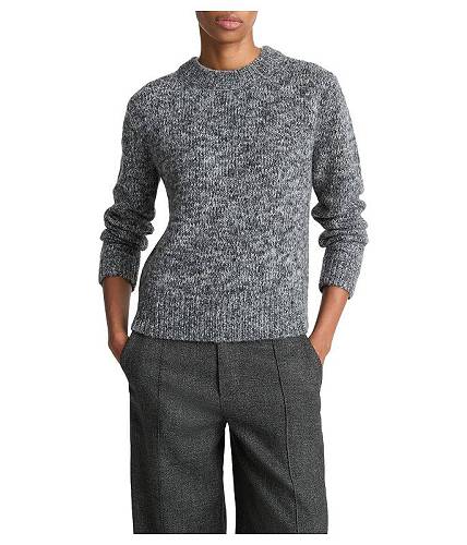 貨物輸送無料 ヴィンス Vince レディース お上さん用 流行り物 ティーシャツ Marled Crew Neck Sweater - Medium Heather Grey Combo