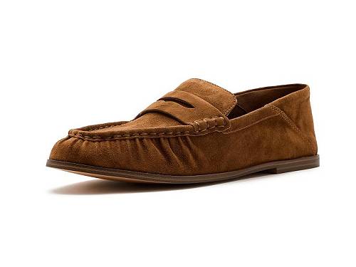 貨物輸送無料 スティーブマデン Steve Madden レディース 亭主もち用 シューズ 靴 置き目毛革 小船シューズ Stewart - Chesnut Suede