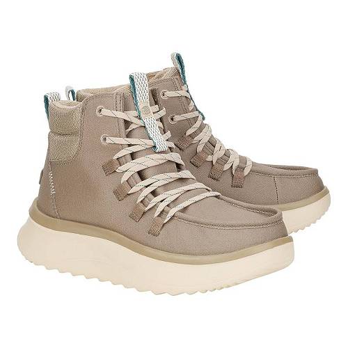送料無料 ヘイデュード Hey Dude レディース 女性用 シューズ 靴 ブーツ アンクル ショートブーツ Wendy Peak - Walnut|グッズ×グッズ