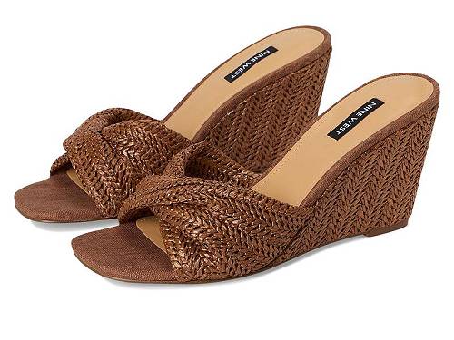 貨物輸送無料 野球クラブ酉の方角 Nine West レディース お上さん用 シューズ 靴 踵 Nikhil - Medium Brown