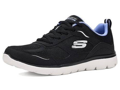 貨物輸送無料 スケッチャーズ SKECHERS レディース 成人女性用 シューズ 靴 スニーカー 運動すること靴 Summits - Black/Blue